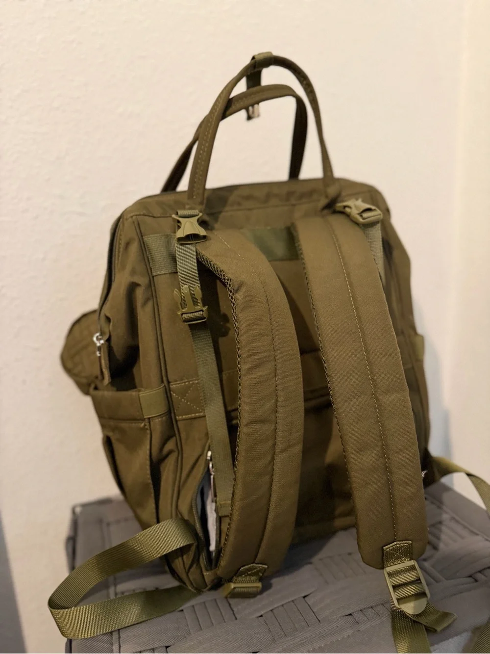 BabbleRoo Diaper Bag Olive Green